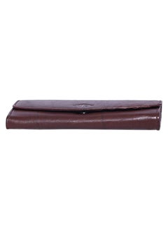 NIBEMINENT Laveri Genuine Leather Designer Ladies Wallet Dark Brown  - Image 3