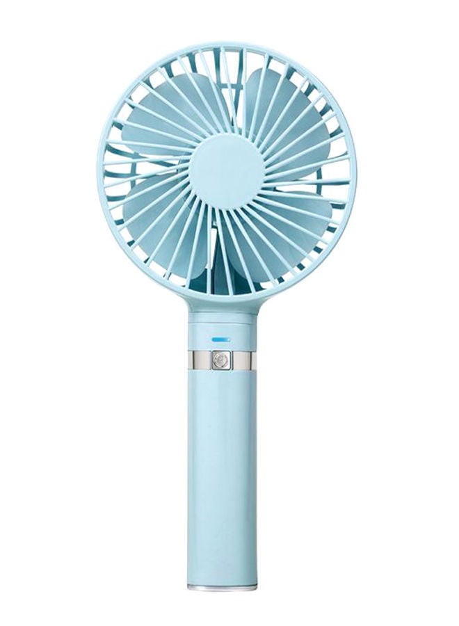 NIBEMINENT Mini Portable Handheld Table Fan Blue - Image 1