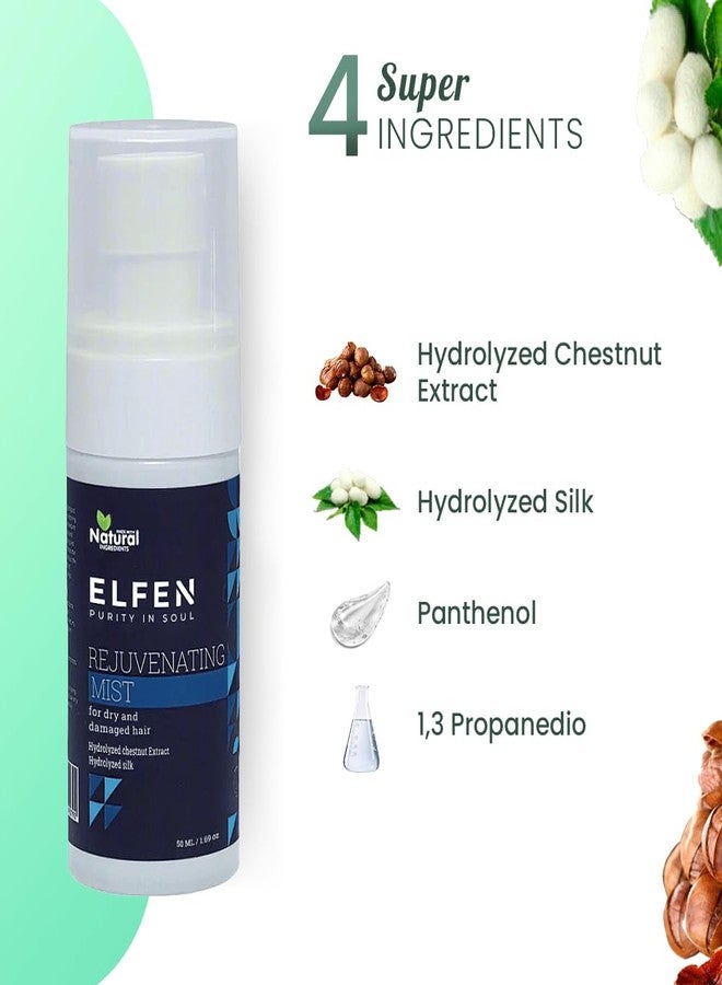 إلفن مجموعة إلفن للعناية بالشعر المنعش، تتضمن بخاخًا وزيتًا وشامبو وبلسمًا | تعزز نمو الشعر | شعر صحي وقوي - Image 5