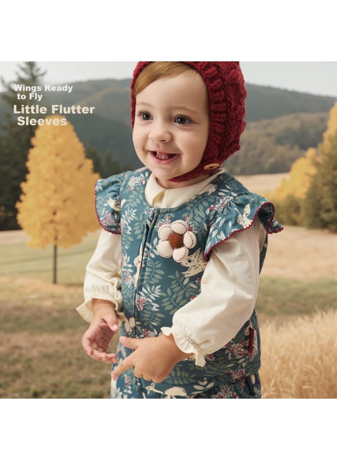 Aqpa [alice Maze] Baby Winter Thickened Vest Warm Baby Waistcoat Alice Maze 80