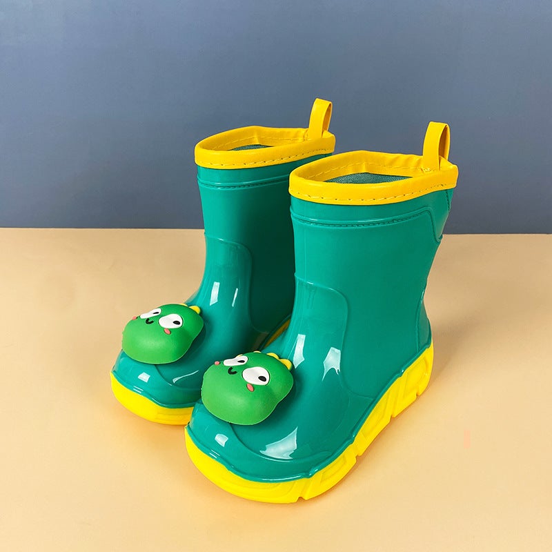 Children'S Rain Boots, Women'S Detachable Cartoon Water Shoes, Non-Slip Waterproof Rain Boots, Toddlers, Small And Medium-Sized Children, Baby Boys' Boots - Image 1