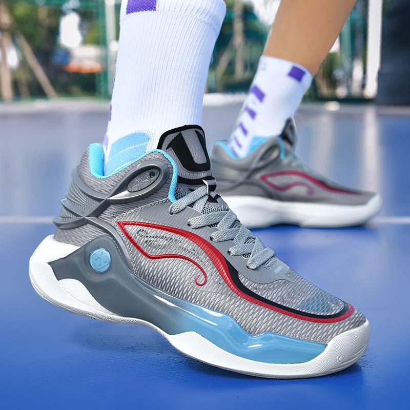 Children'S Basketball Shoes Luminous Youth Male 6 Sneaker 7 Middle School Children 8 Boys 9 Running Shoes 10 Students Summer 15 - Image 5