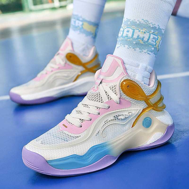 Children'S Basketball Shoes Luminous Youth Male 6 Sneaker 7 Middle School Children 8 Boys 9 Running Shoes 10 Students Summer 15 - Image 3