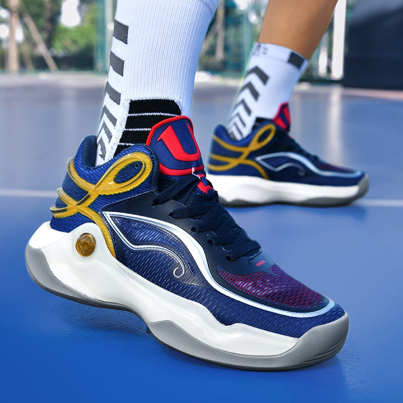 Children'S Basketball Shoes Luminous Youth Male 6 Sneaker 7 Middle School Children 8 Boys 9 Running Shoes 10 Students Summer 15 - Image 2