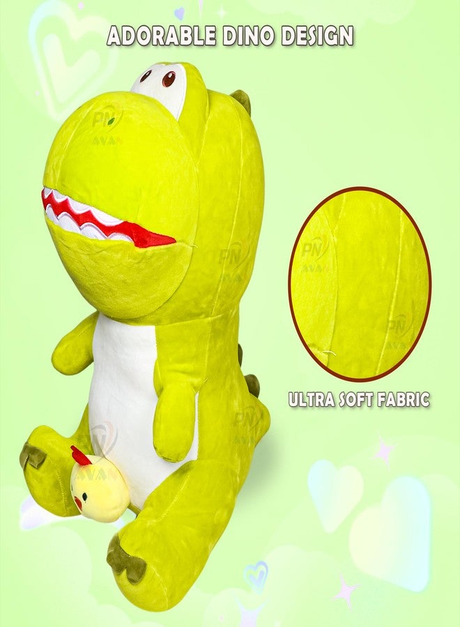 PN AVAN Soft Toys Dino for Kids Baby Boys & Girls H48cm. L46cm. W29cm (Dino) - Image 4
