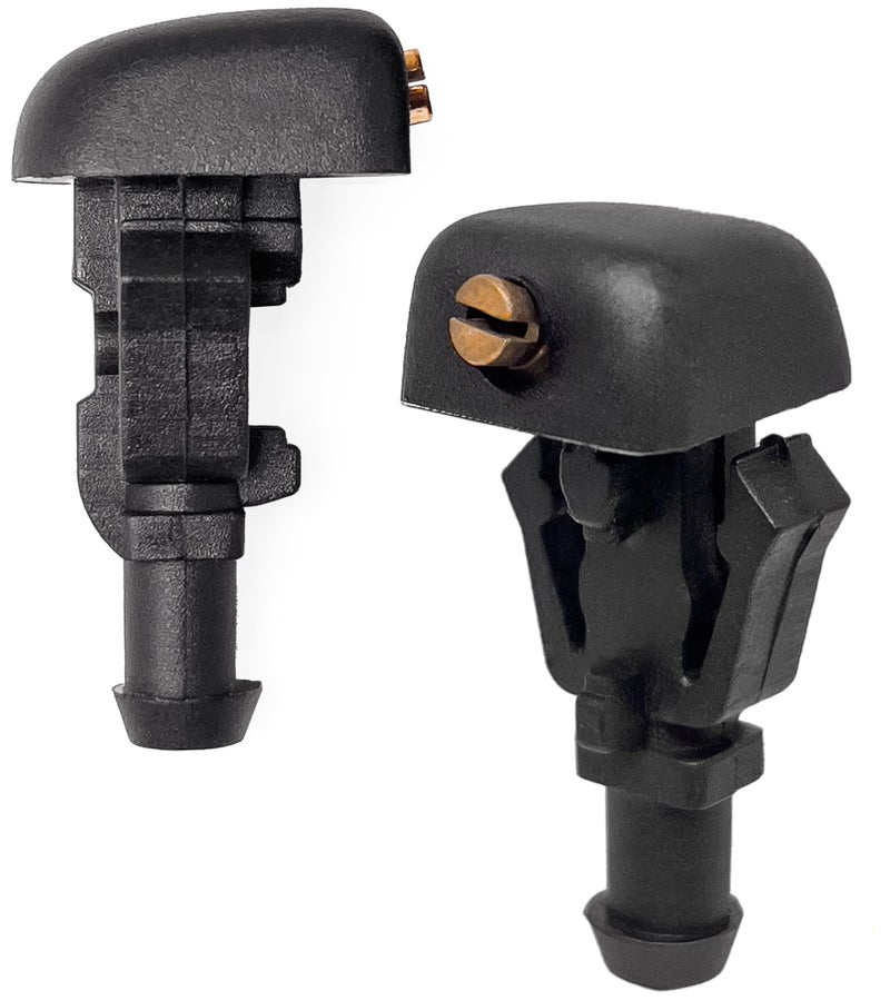 Click&Fit Adjustable Windshield Washer Nozzles compatible with Nissan Titan 04-15 Armada 04-15, Infiniti QX56 04-10, Dodge Dakota 00-11 Durango – Wiper washer sprayers replases 289317S000 - Image 1