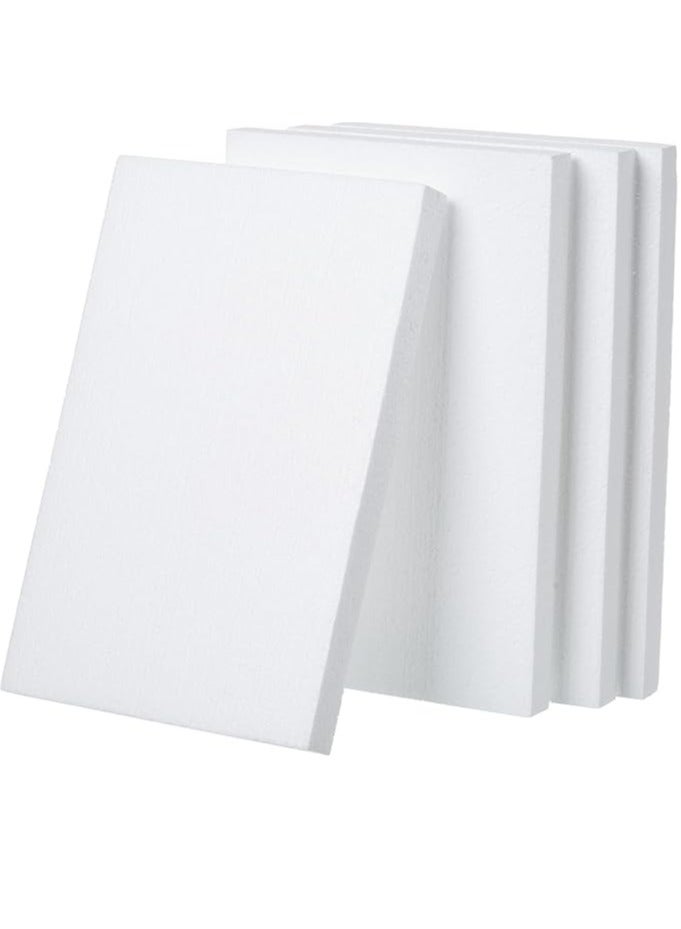 CRAFT MAGIC 3PCS A4 (21 × 29.7 cm) White Craft Foam Sheets 2.5cm Thick Polystyrene Thermocol Styrofoam Boards for Art Sculpting, Floral Arrangements, Modeling, DIY Crafts, School, Office & Home Use - Image 1