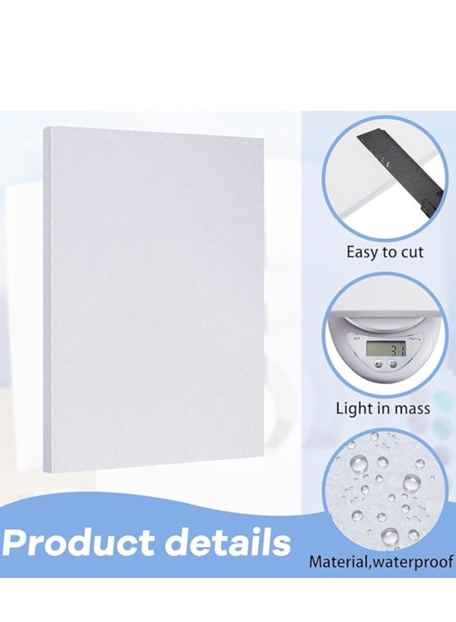 CRAFT MAGIC 3PCS A4 (21 × 29.7 cm) White Craft Foam Sheets 2.5cm Thick Polystyrene Thermocol Styrofoam Boards for Art Sculpting, Floral Arrangements, Modeling, DIY Crafts, School, Office & Home Use - Image 5
