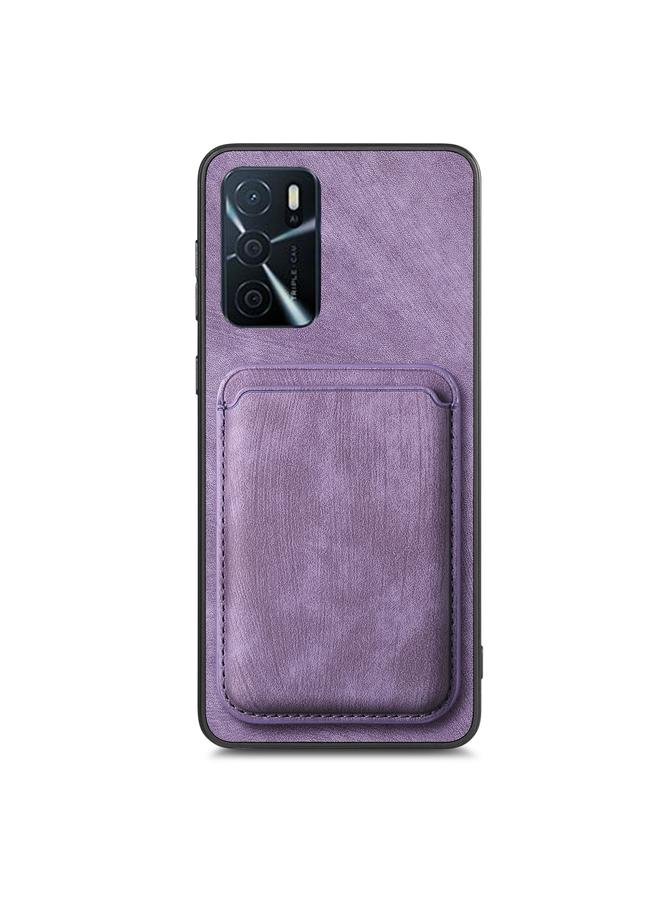 S-TOP Case For OPPO Reno7 Pro 5G Retro Leather Card Bag Magnetic Phone Case - Image 2