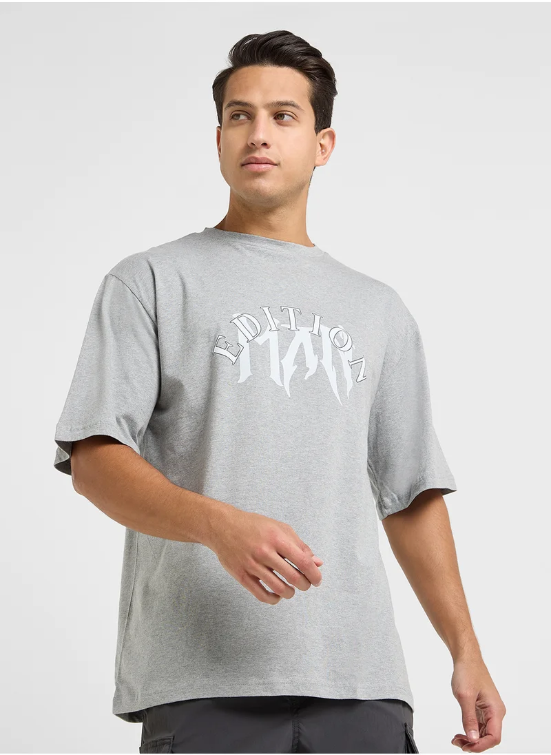 Seventy Five Graphic Oversized T-Shirt