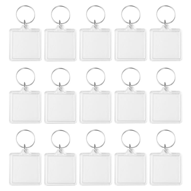 60 Pcs Stylish Bag Ornaments Unique Car Hangings Key Decors (Transparent) - Image 1