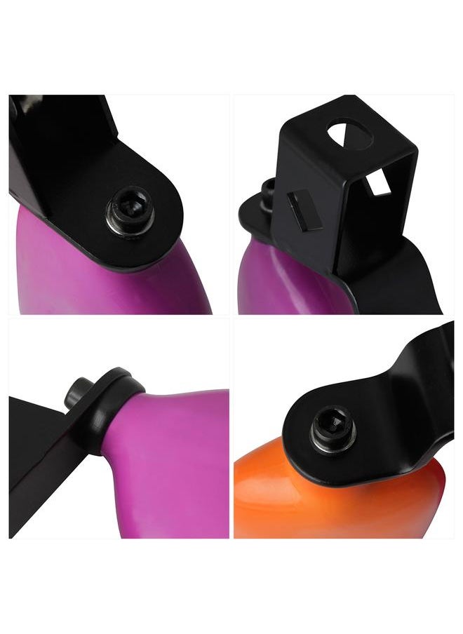 Thoraya - Bicolor Cowbell for Drum Set High and Low Tones Midium Size Double Mounted Bell Kit Percussion Instruments - Image 1