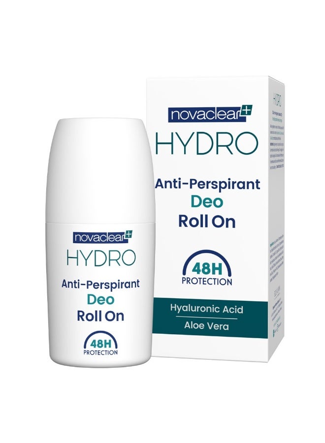 novaclear Hydro Anti-Perspirant Deo Roll-On With Hyaluronic Acid And Aloe Vera 50 ML - Image 5