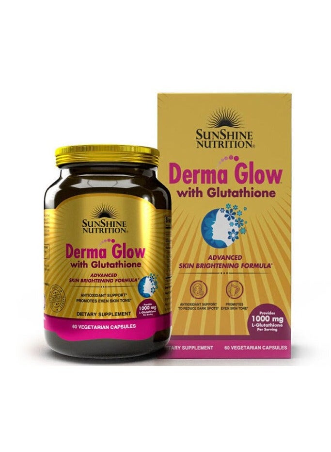 سنشاين نيوترشن صن شاين ديرما جلو مع الجلوتاثيون 1000 ملجم كبسولات 60 كبسولة