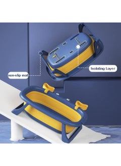 Premify Baby Bathtub Portable With Baby Cushion, Collapsible Toddler Bath Tub For Kids, Foldable Infant Shower Basin, Anti Slip Skid Proof New Born Toddler Bathing Support | Bath Organizers, 0-2 Years  - Image 5
