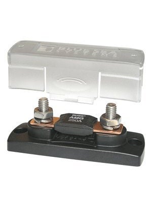 Blue Sea Systems Blue Sea Systems 5001 MEGA/AMG Fuse Block with Cover, 100-300 Amp, 32V DC , 4.07" x 1.5"  - Image 2