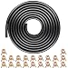 Logosophia 10ft 316 ID Fuel Line Hose with 20pcs 516 Clamps Fits Kawasaki Kohler Briggs Stratton Small GasDiesel Engines Generators Powersports Durable Flexible Rubber Hose Kit - Image 2