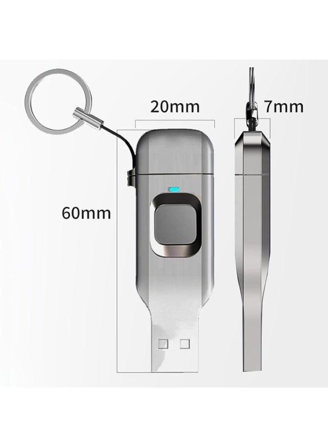 Fingerprint Encrypted USB Flash Drive, USB 3.0 + Type-C Interface, High-Speed Data Transmission, Can Add 10 Sets Of Fingerprints, Dual-Use Usb Flash Drive For Mobile Phones/Computers - Image 4