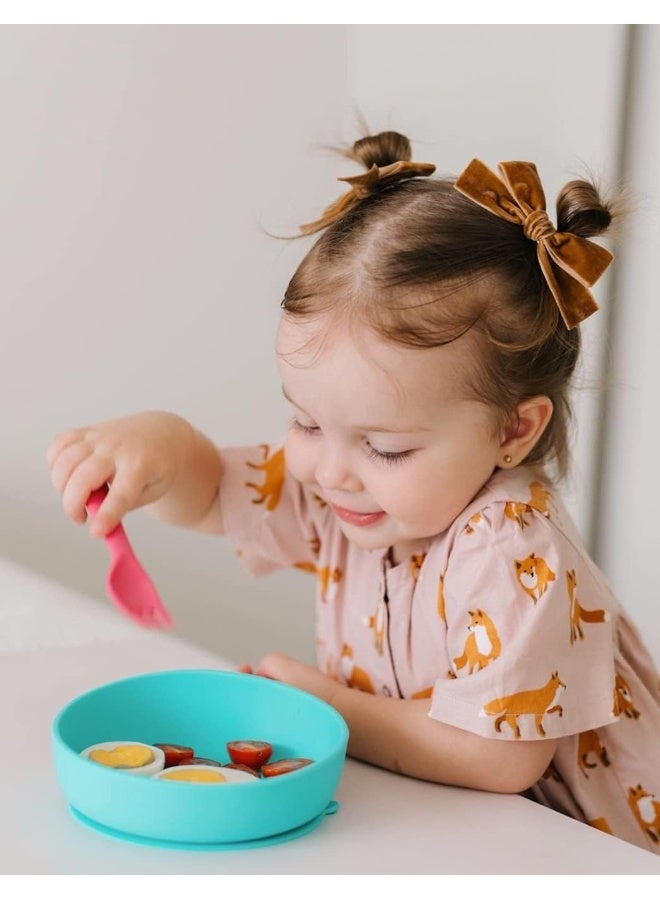 KIDOCHEESE Baby Hair Clips Fully Lined Non Slip Hair Pins Baby Girls Hair Bows Barrettes Hair Accessories for Little Girls Infants Toddlers - Image 2