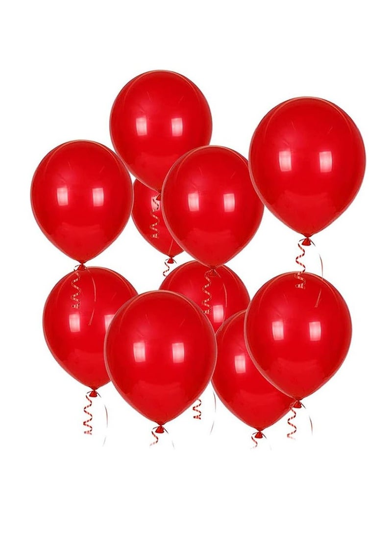PARTY FUN Metallic Balloon 12 Inch Red Color 40pcs  - Image 1