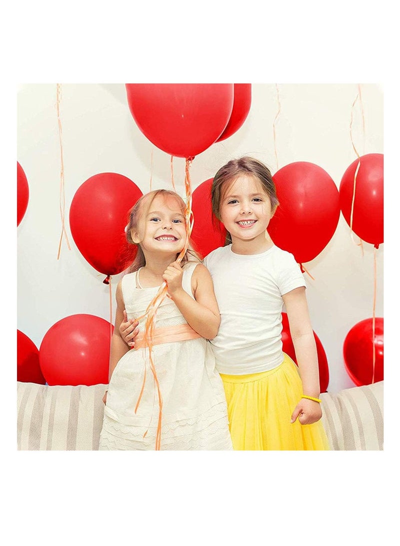 PARTY FUN Metallic Balloon 12 Inch Red Color 40pcs  - Image 5
