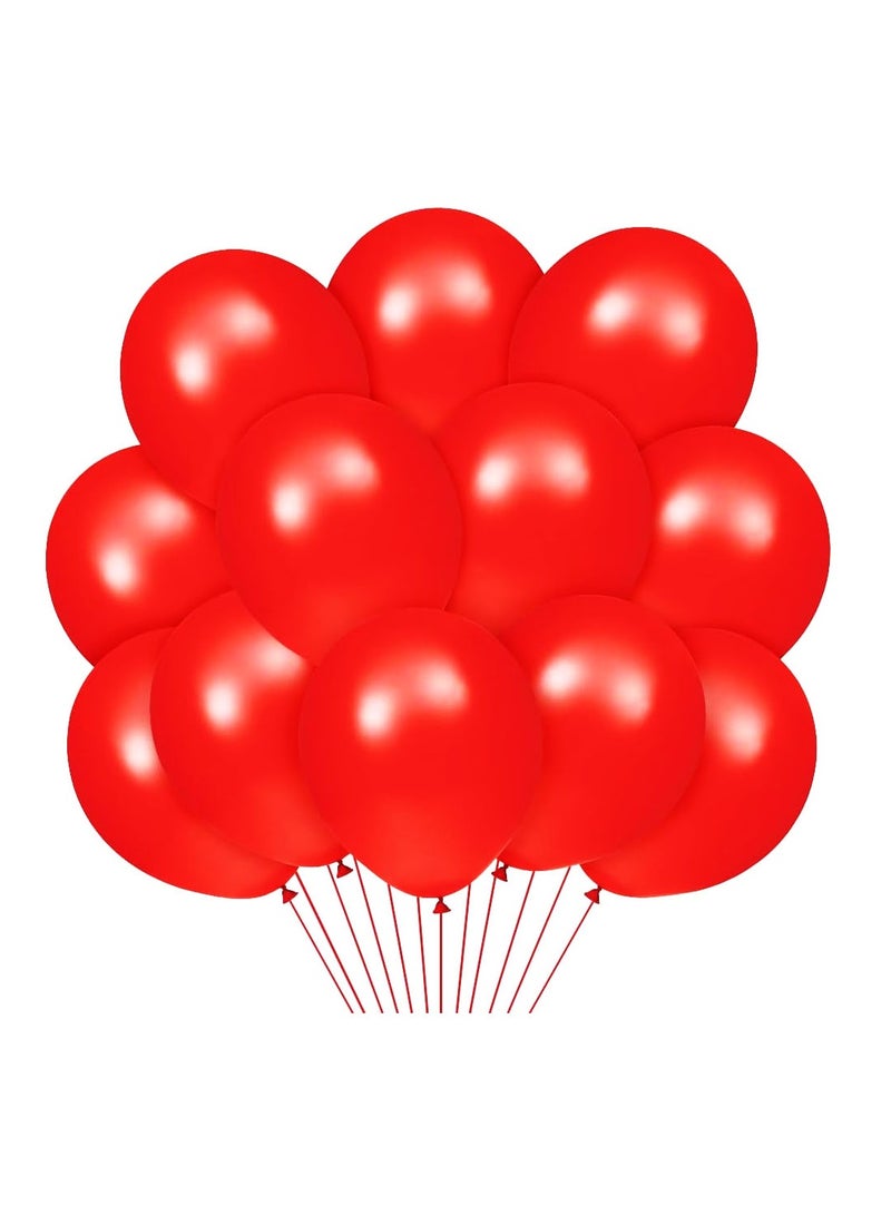 PARTY FUN Metallic Balloon 12 Inch Red Color 40pcs  - Image 2