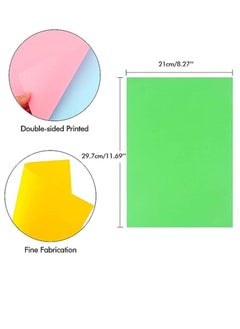 Terabyte 100 Sheets Colored Paper, A4 80gsm Color Paper sheets for Decorating Drawing Origami DIY Arts and Crafts - 10 Assorted Colors, 29.7 cm x 21 cm  - Image 2