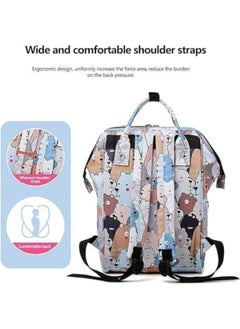 GGEROU Diaper Bag Backpack,Waterproof Diaper Changing Totes,Multi-Function Travel Portable Bassinet Backpack Mommy Bag  - Image 4