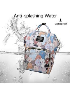GGEROU Diaper Bag Backpack,Waterproof Diaper Changing Totes,Multi-Function Travel Portable Bassinet Backpack Mommy Bag  - Image 5