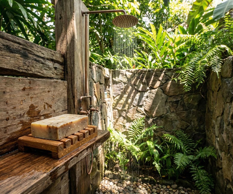 Bare Decor Sudsy Soap Dish, Genuine Teak Wood - Image 4