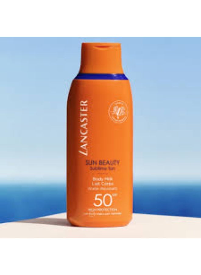 Lancaster Sun Beauty Sublime Tan Body Milk SPF50 175ml - Image 2