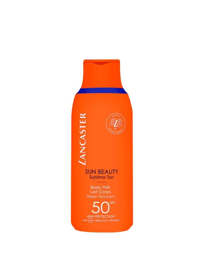 Lancaster Sun Beauty Sublime Tan Body Milk SPF50 175ml - Image 1