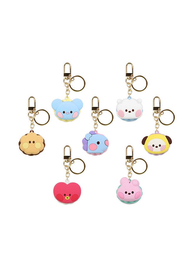 BT21 - Minini Macaron Cooky Keyring Key Holder - Image 1