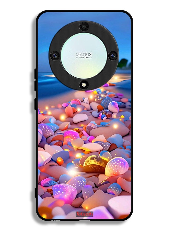 Tolwak Honor X9a Protective Case Cover Stones Art - Image 1