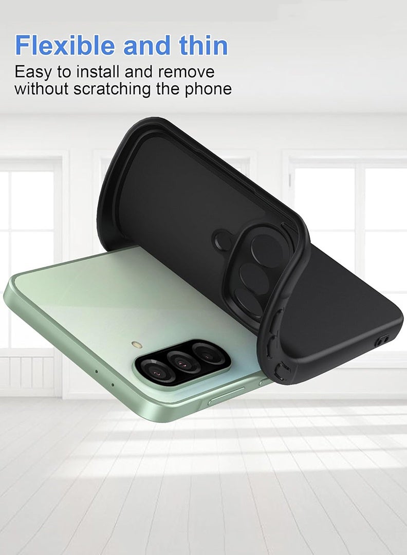 Case Up Compatible with A26 Case, Premium Matte PC [Soft Anti-Scratch] Shockproof Protective Slim Phone Cover for A26 2025, Black - Image 5