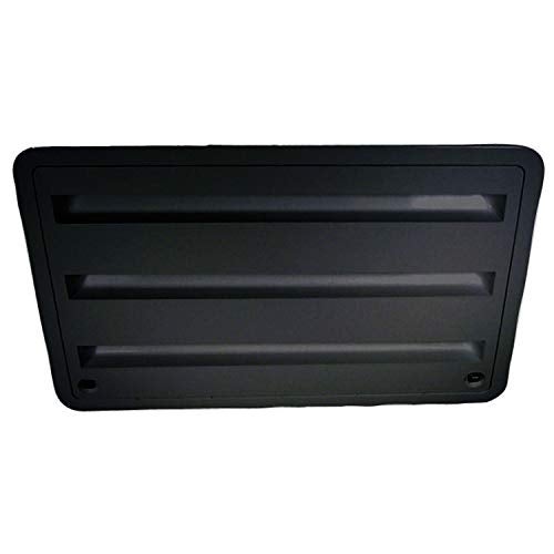Dometic 3316941.005 Refrigerator Upper/Lower Refrigerator Side Access Vent - Black - Image 1