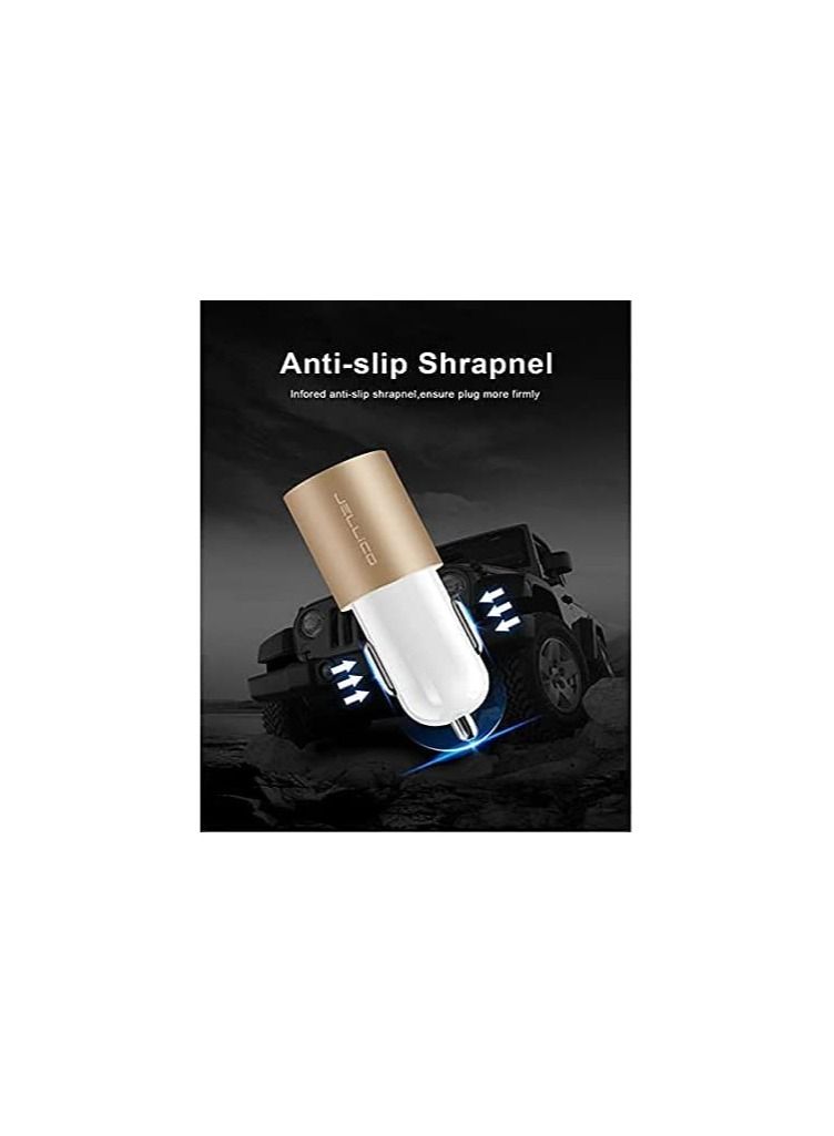Jellico USB  2 Port Car Charger Qualcomm Quick 3.0 and 3A Fast Charging - Image 2