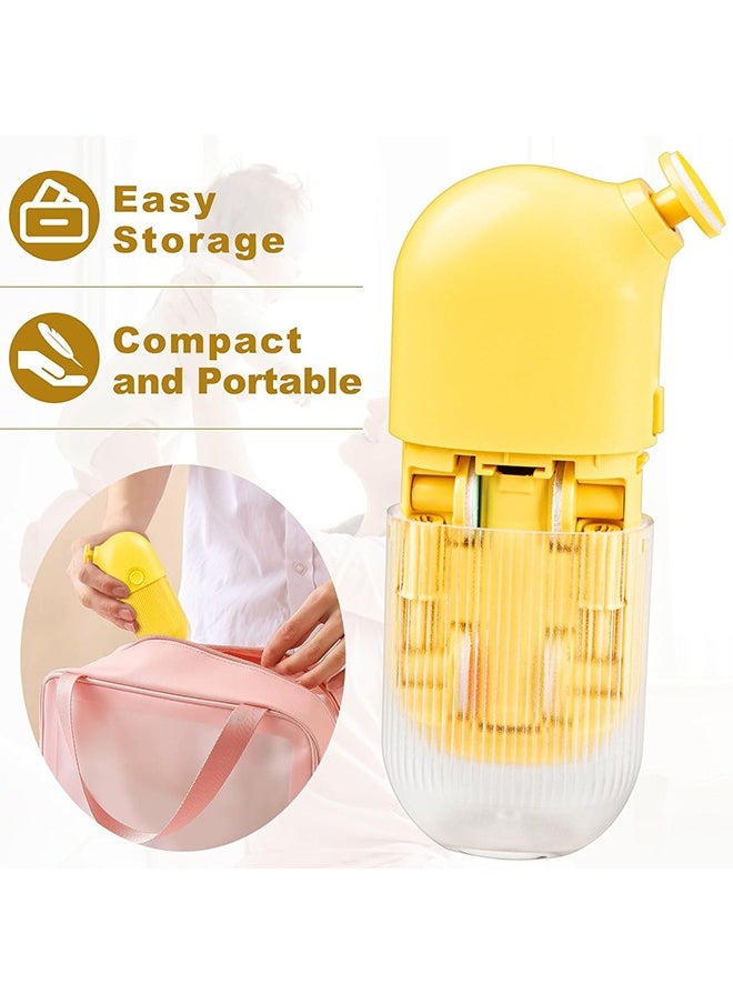 MISS BABY - Baby Electric Nail Trimmer, 7 Safe Grinding Heads Nail File Kit, Rechargeable Safe Nail File for Baby Newborn Infant Toddler Kids or Adults Toes Fingernails (Yellow) - Image 1