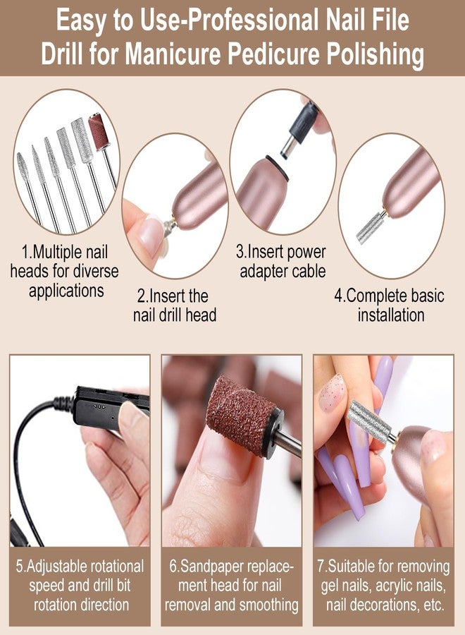 MAJOR DIJIT Acrylic Nail Kit Set for Beginners with Everything Acrylic Powder Nail Drill Lamp Starter Kit with False Nail Tips Nail Art Decoration Tools for Home Salon Gifts - Image 4
