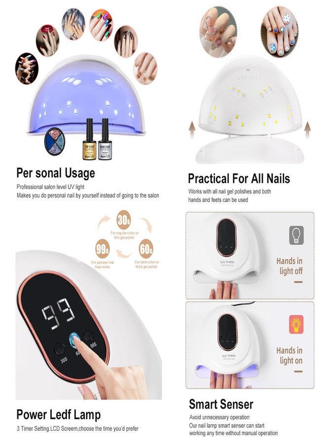 MAJOR DIJIT Acrylic Nail Kit Set for Beginners with Everything Acrylic Powder Nail Drill Lamp Starter Kit with False Nail Tips Nail Art Decoration Tools for Home Salon Gifts - Image 3