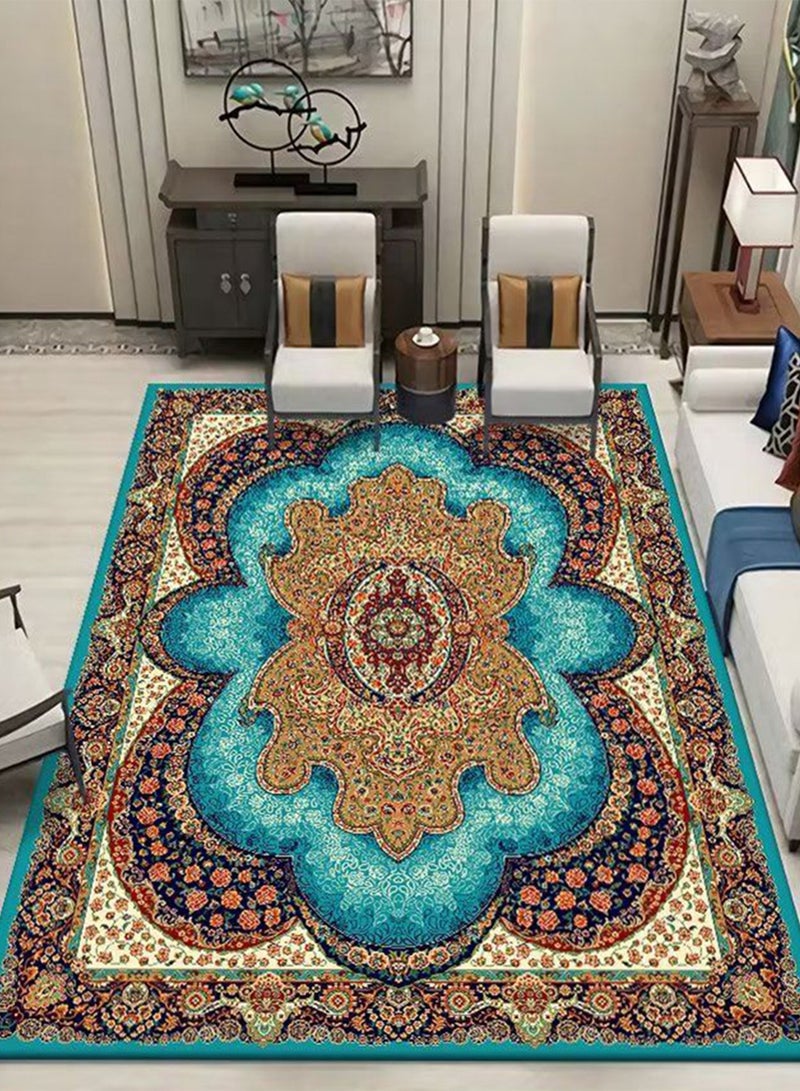 Sharpdo Thickened Retro Boho Soft Carpet Vintage Bohemian Ethnic Area Rug Living Room Bedroom Indoor Persian Floor Rugs 160*230CM - Image 1
