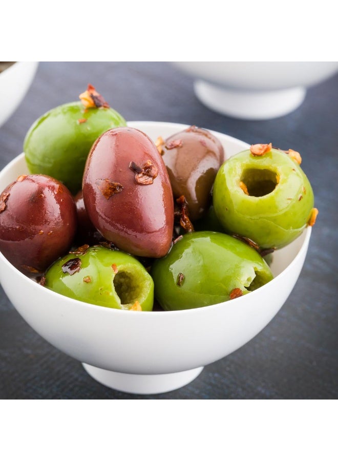 Restaurantware 2 Ounce Sauce Dishes, 100 Round Dipping Cups - Mini Sized, Disposable, White Plastic Soy Sauce Bowls, Unique Design, For Appetizers, Sauces, Small Bites, At Buffets Or Parties - Image 3