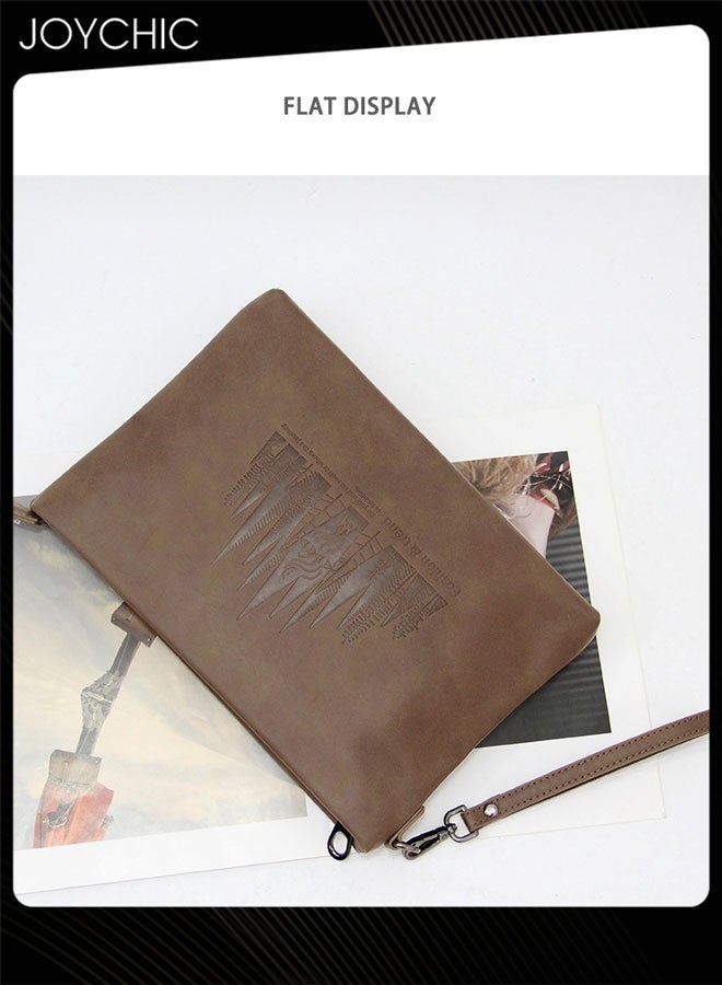 Joychic حقيبة كلتش خفيفة الوزن للرجال نسخة كورية قابلة للحمل ومقاومة للماء للاستخدام اليومي - Image 3