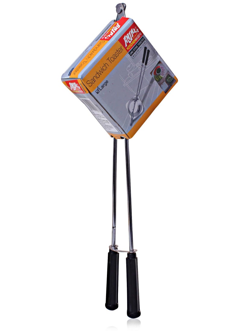 Anjali ALLU. Sandwich Toaster 'Square' Large (Black) - Image 1