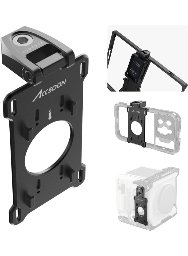 Accsoon ACC05 Mounting Plate for Seemo – Durable Camera Mounting Accessory for Video Capture and Streaming Setups - Image 1