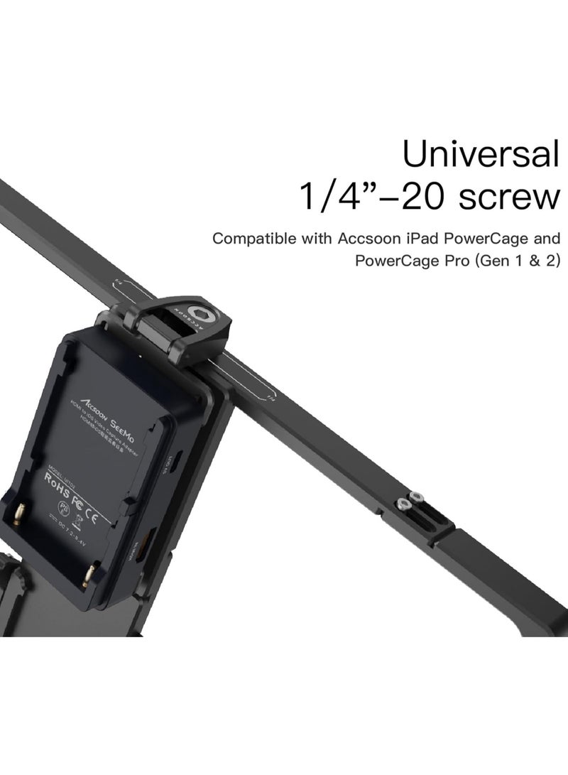 Accsoon ACC05 Mounting Plate for Seemo – Durable Camera Mounting Accessory for Video Capture and Streaming Setups - Image 5