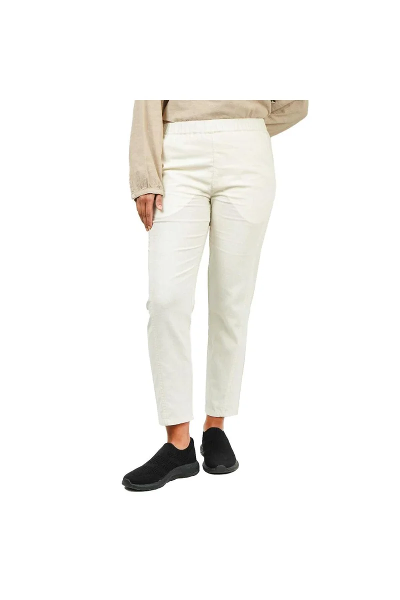 GIORDANO Women's White Mid Rise Pants
