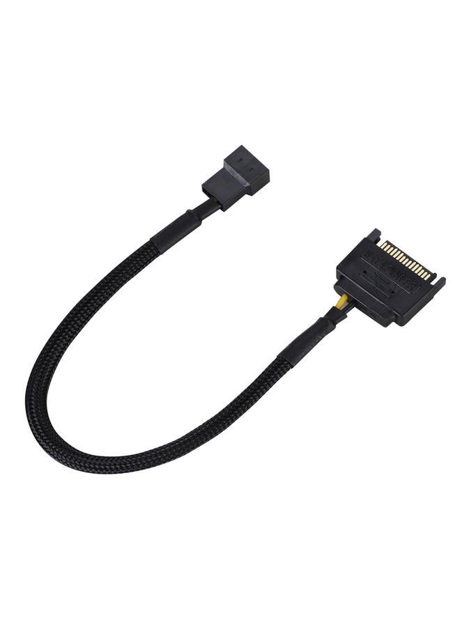 Loquat 5Pcs SATA 15Pin to 4Pin Cooling Fan Power Adapter Cable Converter 22AWG Cable  - Image 5