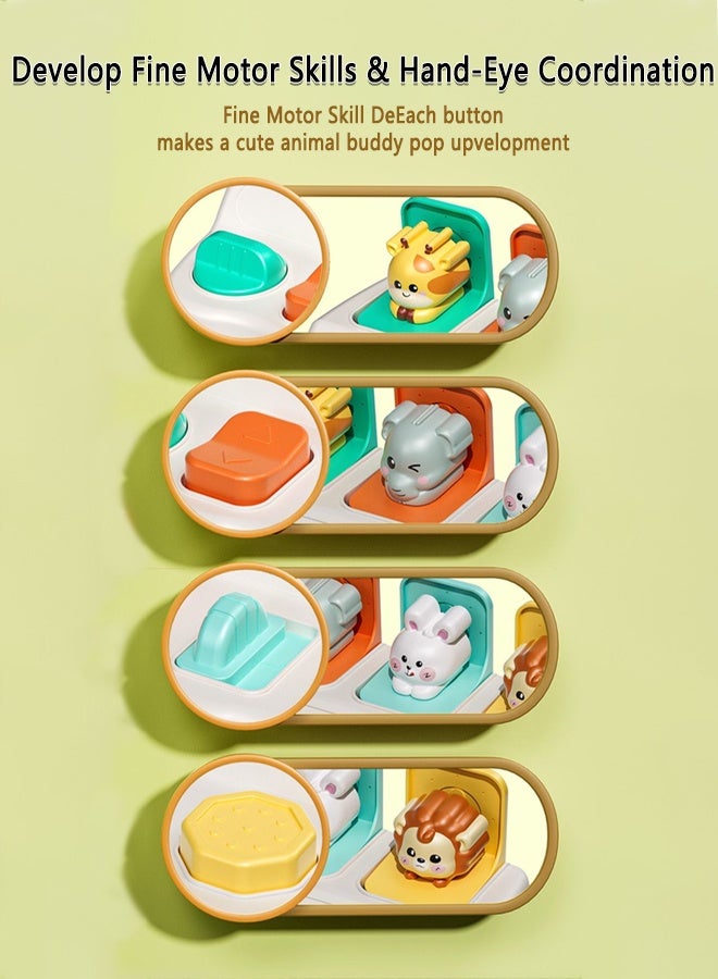 Montessori Baby Toys, Pop Up Animal Surprise Box - Peek a Boo Learning Box for Fine Motor Skills, Logic & Sensory Development, Best Eid/Birthday Gift for Toddlers 1 2 3 Year Old - Image 3