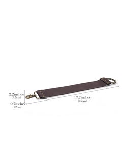 Linkidea Linkidea Straight Razor Leather Strop for Sharpening, Leather Strop Razor Strops, Hair Removal Folding Razor, Straight Razor Sharpening Belt (Brown)  - Image 2